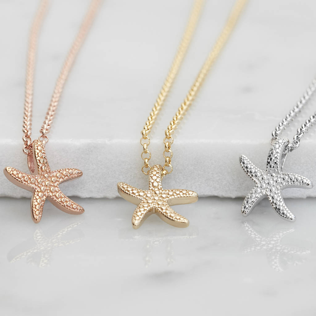 starfish necklace for calm and renewal by muru