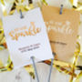 Set Of 12 'Heart' Personalised Wedding Sparkler Covers, thumbnail 1 of 2