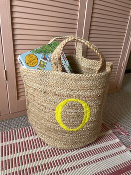 Alphabet Hand Made Basket Bags, 6 of 6