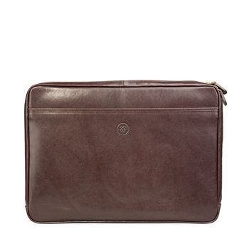 Luxury Italian Leather Laptop Case For Macbook, 3 of 12