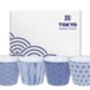 Nippon Blue Set Of Four Cups, thumbnail 1 of 1