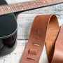 Handmade Personalised Leather Guitar Strap, thumbnail 10 of 11