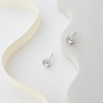 Swarovski Crystal Stud Earrings, 3 of 6