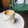 Large White Ceramic 'David' Coffee Mug, thumbnail 3 of 4