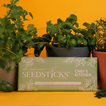 Personalised Chef’s Kitchen Seedsticks Gift Pack, 2 of 3