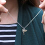 Little Robin Bird Silver Necklace, thumbnail 6 of 9