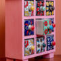 Baby Pink Wooden Chest With Nine Ceramic Drawers, thumbnail 5 of 5