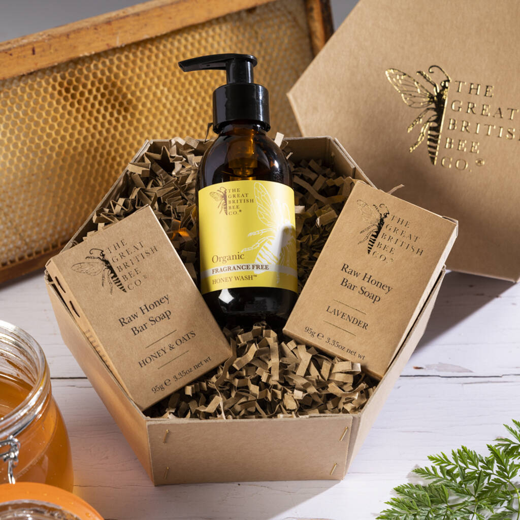 Bespoke Palm Free Honey Soap Gift Set By The Great British