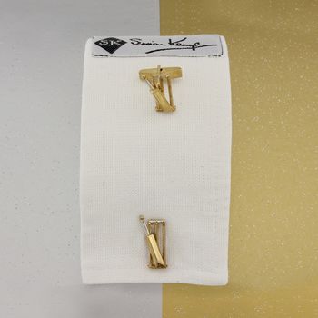 Cricket Silver And Gold Cufflinks, 2 of 2