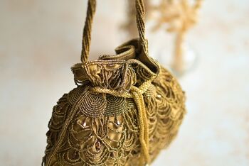 Leyana Potli Bag Antique Gold, 4 of 6
