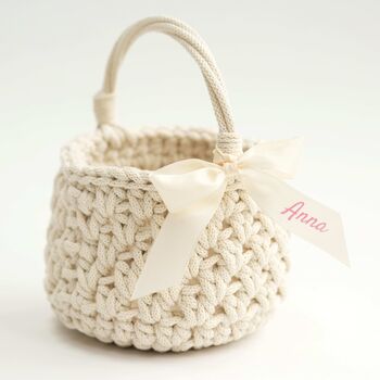 Personalised Flower Girl Basket, 9 of 9