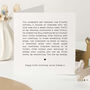 Personalised First Birthday Card For Mummy From Baby Sentimental Keepsake, thumbnail 1 of 4