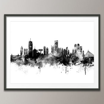 Boston Massachusetts Skyline Cityscape Art Print, 3 of 8