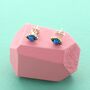 Ornate Opal Evil Eye Studs, thumbnail 1 of 2