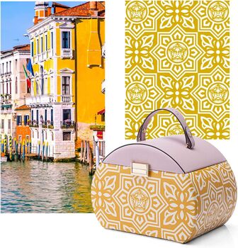 Modern Yellow Jewellery Organiser Travel Box, 4 of 7