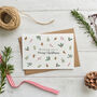 Merry Christmas Greenery Card Pack, thumbnail 2 of 3
