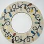 Floral Mosaic Hanging Indoor Wreath Decoration, thumbnail 4 of 11