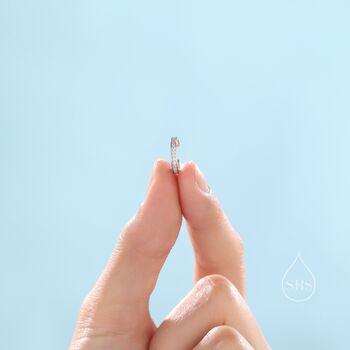 Sterling Silver Cz Ear Cuff, 7 of 12