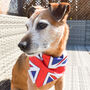 King's Coronation Union Jack Dog Bandana, thumbnail 7 of 7