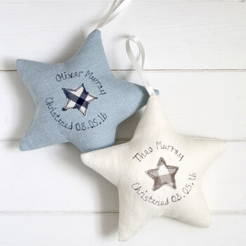 Personalised Embroidered Hanging Star Gift For Any Occasion, 11 of 12