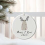 Baby's 1st Christmas Personalised Ornament, thumbnail 1 of 5