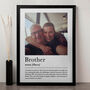 Personalised Brother Print, Gift For Brother, thumbnail 3 of 7