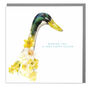 Happy Easter Duck Greeting Card, thumbnail 2 of 2