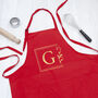 Personalised Initial Cotton Apron, thumbnail 2 of 8