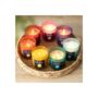 Heart Chakra Mint Crystal Chip Candle, thumbnail 4 of 4