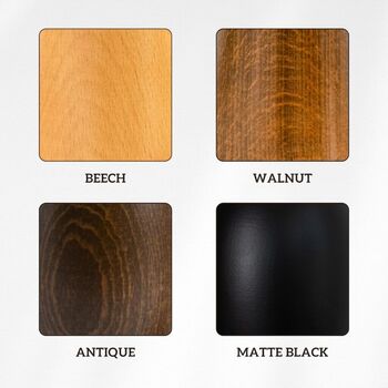 Walnut Wood Table Lamp, Vintage Linen Lampshade Lamp, 9 of 10