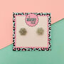 Christmas Snowflake Glitter Studs *More Colours Avaliable*, thumbnail 1 of 2