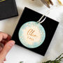 First Christmas Personalised Snowflake Decoration, thumbnail 3 of 8