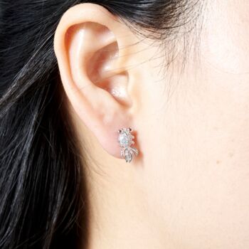 Red Eye Fish Stud Earrings, 3 of 7