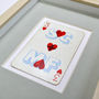 Personalised Anniversary Playing Card Print, thumbnail 4 of 5