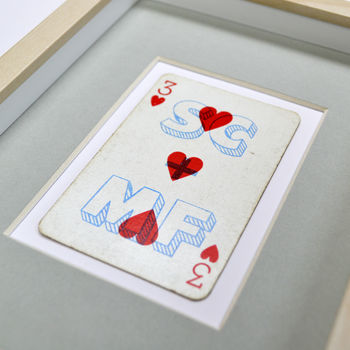 Personalised Anniversary Playing Card Print, 4 of 5