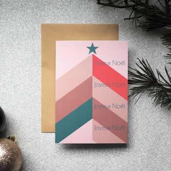 Modern Chevron Christmas Cards Pack Of Four, 5 of 8