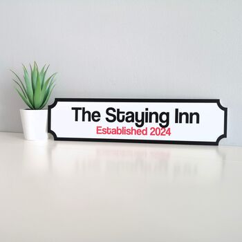 Home Bar Sign Personalised, 4 of 5