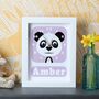 Personalised Children's Panda Clock, thumbnail 1 of 10
