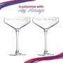 Personalised Engraved Champagne Saucer For Couple, thumbnail 5 of 9