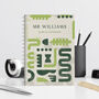 Personalised Abstract Combined Diary And Notebook, thumbnail 1 of 12
