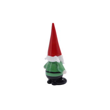 Glass Garden Gnome In Gift Boxed, 4 of 4