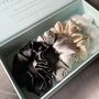 Anti Kink And Breakage Luxury Silk Scrunchie Gift Set, thumbnail 4 of 8