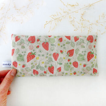 Strawberries Lavender Eye Pillow, 3 of 5