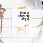 Home Is Where My Dog Is Yellow Labrador Print, thumbnail 3 of 4