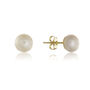 Seville White Pearl Stud Earrings, thumbnail 3 of 8