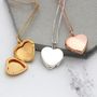 Rose Gold Or Gold Vermeil Heart Locket, thumbnail 4 of 9