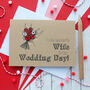 To My Wonderful Wife Wedding Day Card, Red Roses, thumbnail 1 of 6