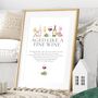 Aged Like A Fine Wine, Witty Wall Art Print Wine Lover Gift Idea For Him Or Her, thumbnail 1 of 2