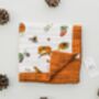 Hedgerow Bamboo Organic Cotton Autumn Baby Comforter, thumbnail 2 of 3