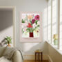 Winter Christmas Flowers Art Print, thumbnail 2 of 3